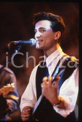 BUNGARO - ITALY Portrait of singer-songwriter 1990 ca * 35 mm vintage slide 10