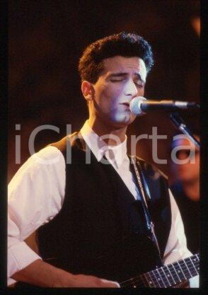 BUNGARO - ITALY Portrait of singer-songwriter 1990 ca * 35 mm vintage slide 9