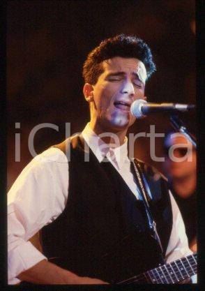 BUNGARO - ITALY Portrait of singer-songwriter 1990 ca * 35 mm vintage slide 8