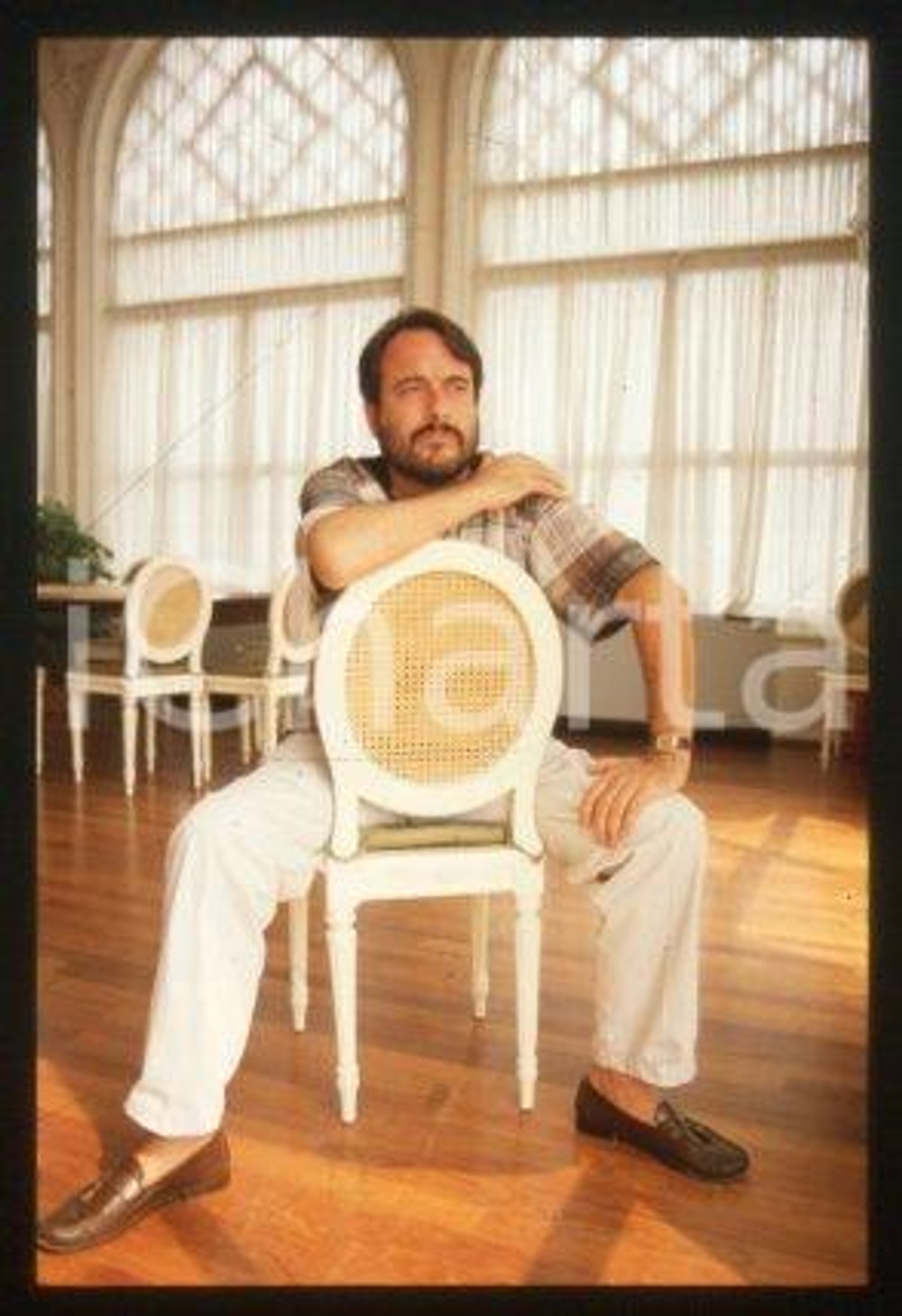 Paolo BENVENUTI - VENICE Italian film director 1988 ca * 35 mm vintage slide 4