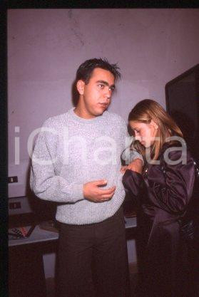 Álvaro RECOBA & Lorena INTER MILAN footballer 1999 ca * 35 mm vintage slide 6