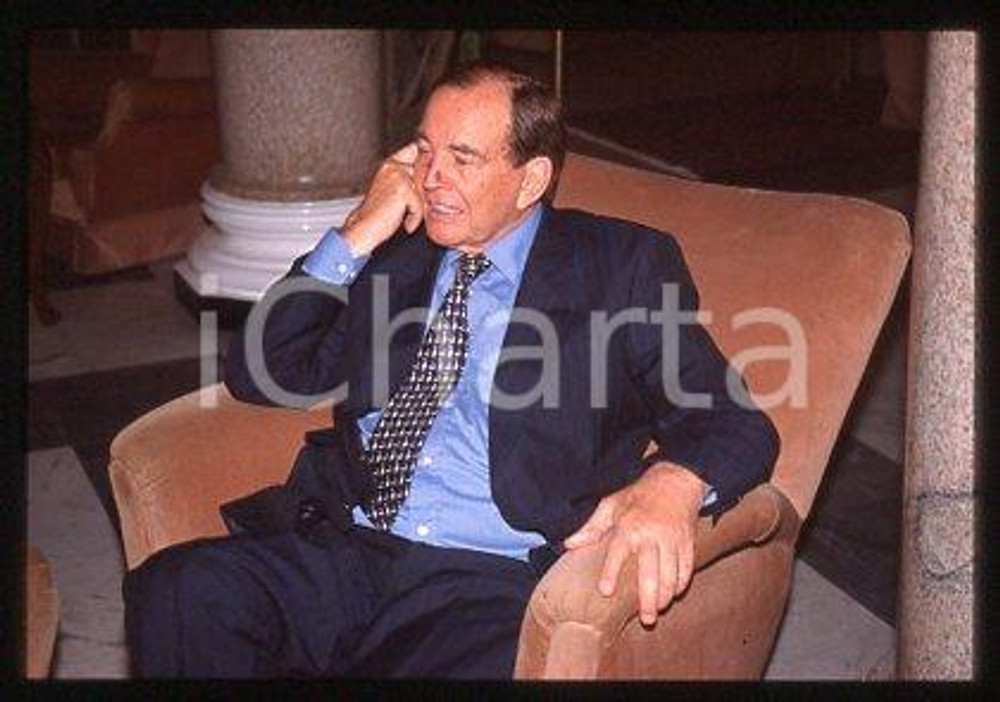 35mm vintage slide* 1997 ITALY Christiaan BARNARD cardiac surgeon (3)