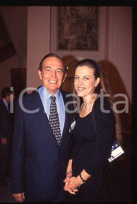 35mm vintage slide* 1997 ITALY Christiaan BARNARD cardiac surgeon and wife (25)