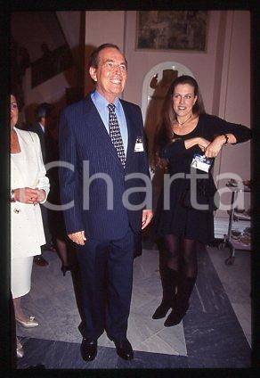 35mm vintage slide* 1997 ITALY Christiaan BARNARD cardiac surgeon and wife (34)