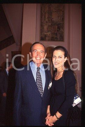 35mm vintage slide* 1997 ITALY Christiaan BARNARD cardiac surgeon and wife (36)