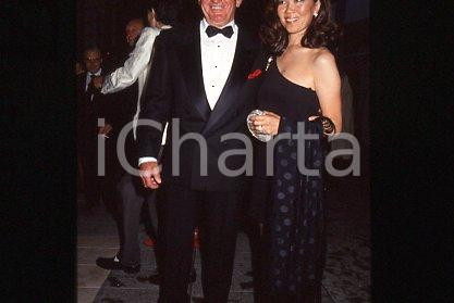 35mm vintage slide* 1997 CANNES Film Festival Rod TAYLOR and wife Carol (40)