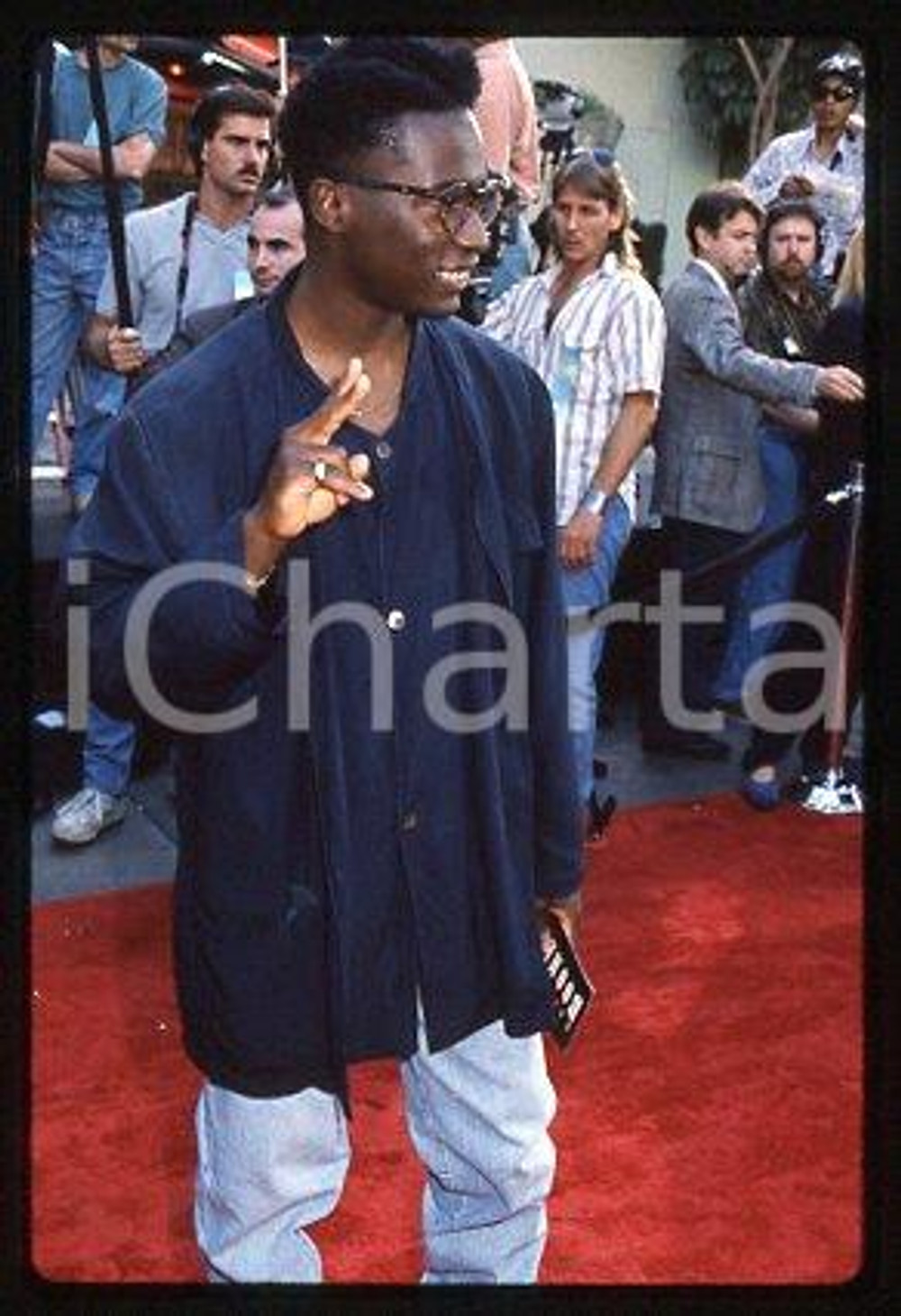 35mm vintage slide* 1992 HOLLYWOOD Matty RICH Film director "Boomerang" (1)