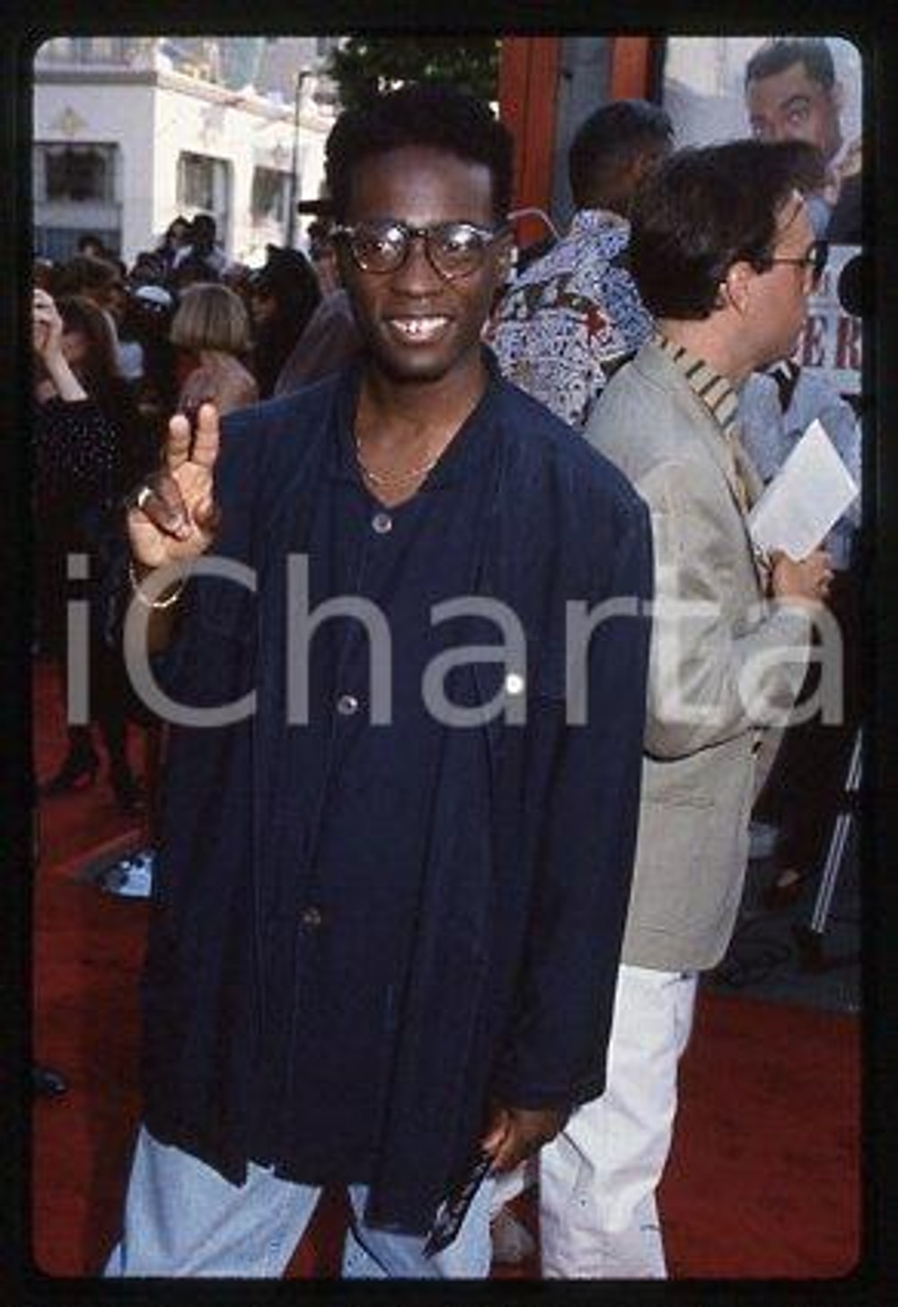 35mm vintage slide* 1992 HOLLYWOOD Matty RICH Film director "Boomerang" (2)