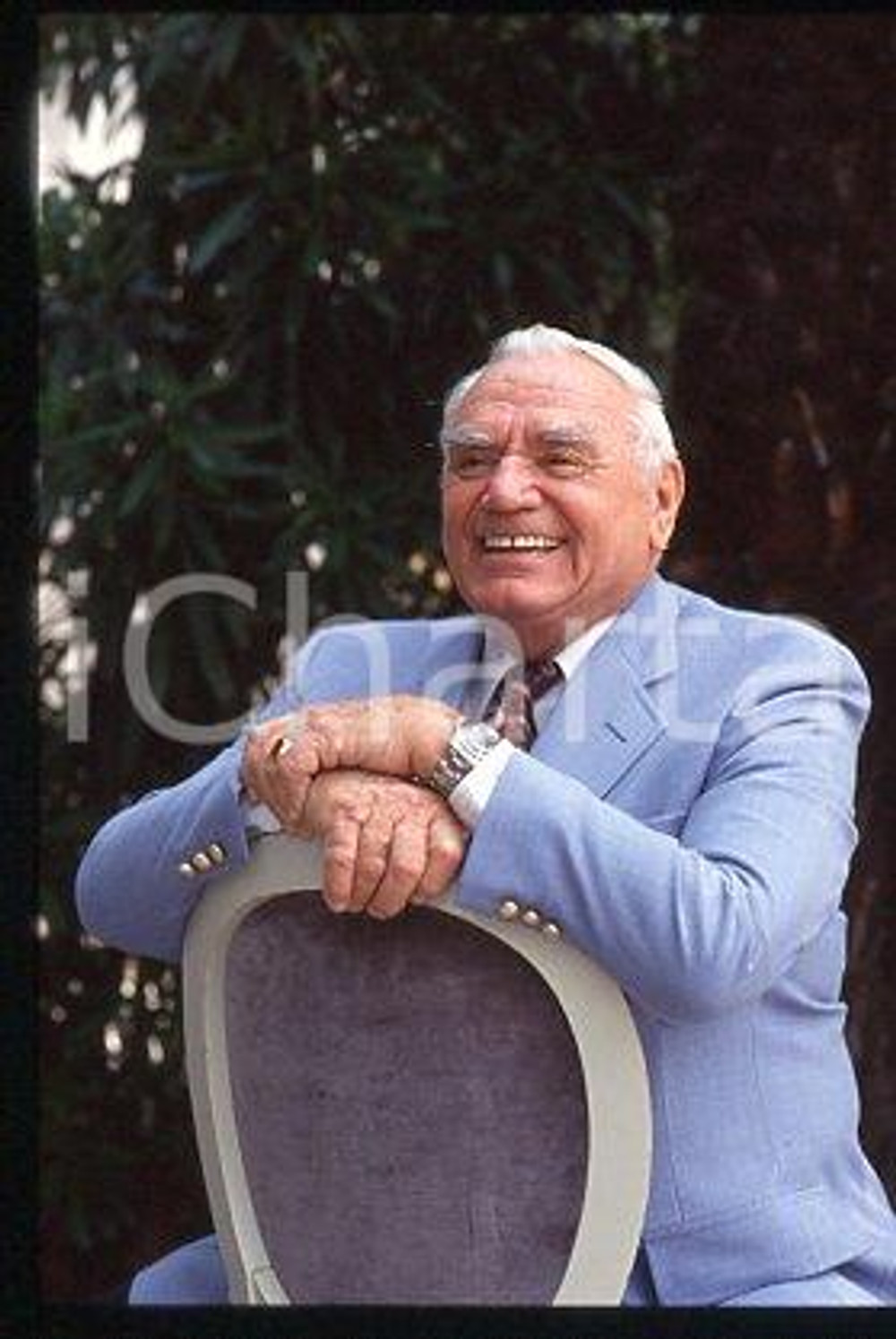35mm vintage slide* 1999 ca ITALY Ernest BORGNINE American actor (38)