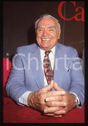 35mm vintage slide* 1999 ca ITALY Ernest BORGNINE American actor (59)