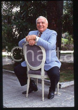 35mm vintage slide* 1999 ca ITALY Ernest BORGNINE American actor (60)