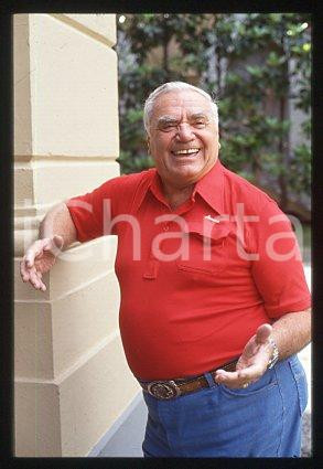 35mm vintage slide* 1999 ca ITALY Ernest BORGNINE American actor (86)