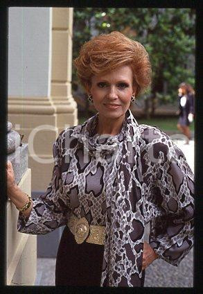 35mm vintage slide* 1999 ca ITALY Tova BORGNINE American businesswoman (95)