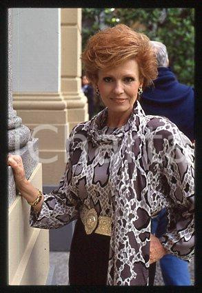 35mm vintage slide* 1999 ca ITALY Tova BORGNINE American businesswoman (96)