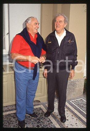 35mm vintage slide* 1999 ca ITALY Ernest BORGNINE, Karl MALDEN (108)