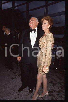 35mm vintage slide* 1999 ca CINEMA Ernest BORGNINE American actor and wife (118)