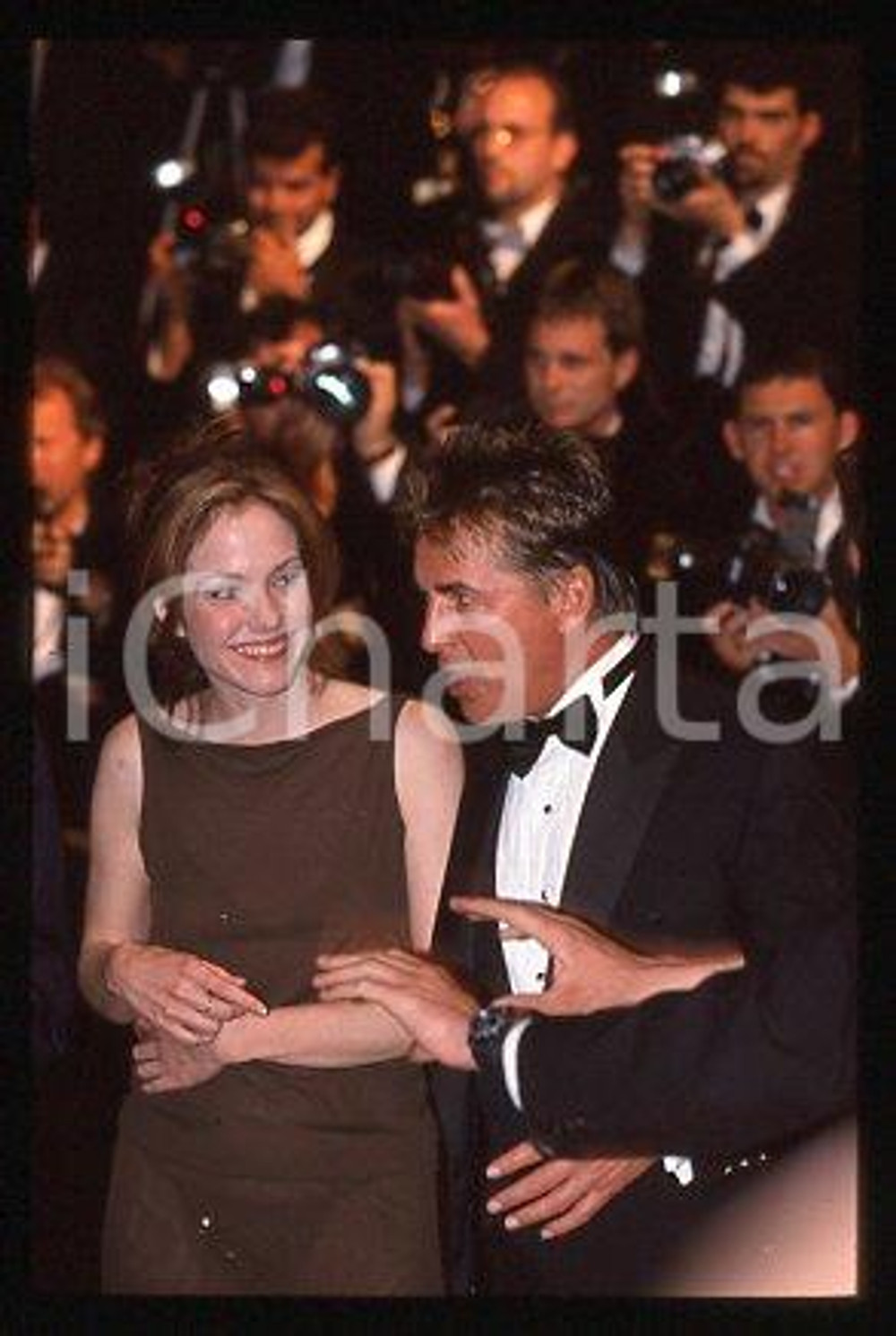 35mm vintage slide* 1998 CANNES Festival Don JOHNSON, Mary-Louise PARKER (52)