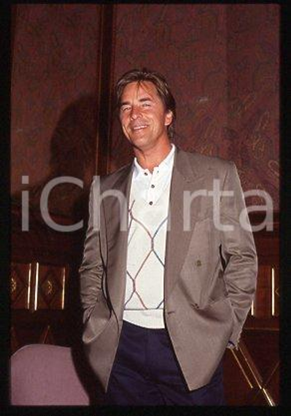 35mm vintage slide* 1998 ca CINEMA Don JOHNSON American actor (80)