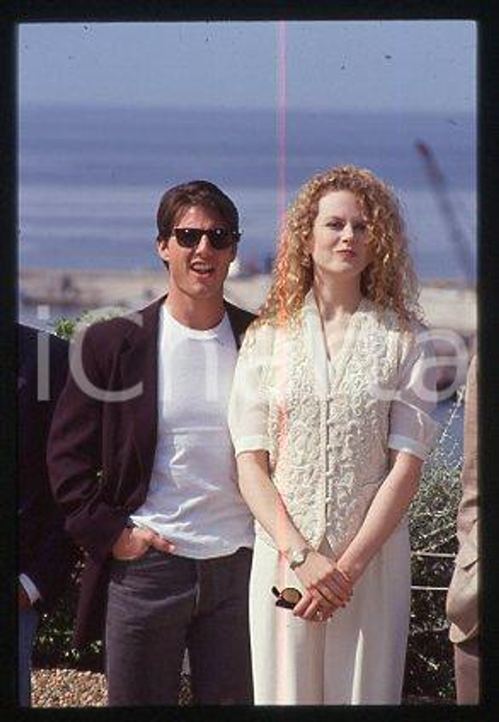 35mm vintage slide* 1992 CANNES Tom CRUISE & Nicole KIDMAN - "FAR AND AWAY" (45)