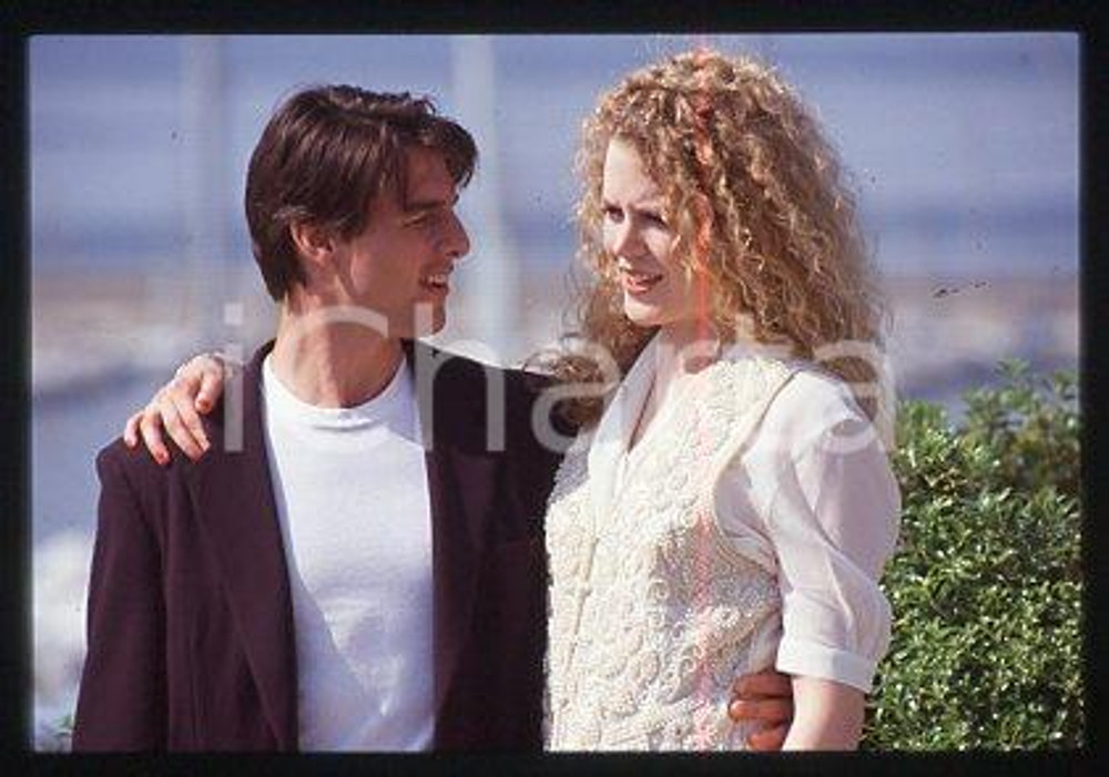 35mm vintage slide* 1992 CANNES Tom CRUISE & Nicole KIDMAN - "FAR AND AWAY" (49)