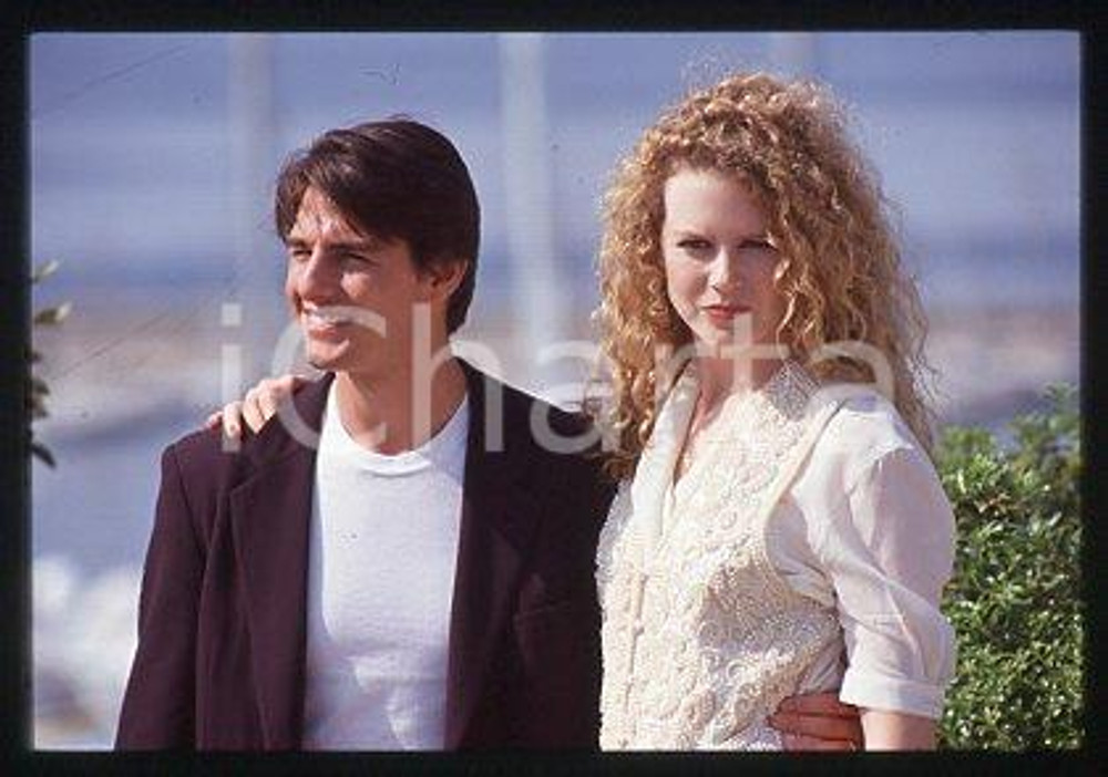 35mm vintage slide* 1992 CANNES Tom CRUISE & Nicole KIDMAN - "FAR AND AWAY" (64)