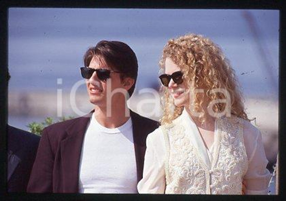 35mm vintage slide* 1992 CANNES Tom CRUISE & Nicole KIDMAN - "FAR AND AWAY" (69)
