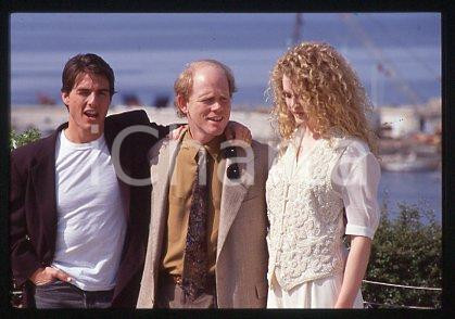 35mm vintage slide* 1992 CANNES Tom CRUISE & Nicole KIDMAN, Ron HOWARD FAR"(77)"