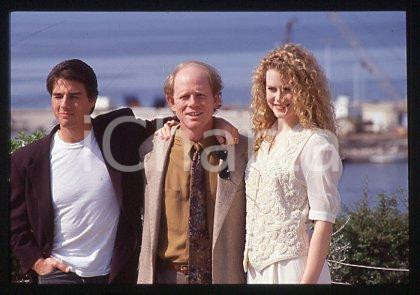 35mm vintage slide* 1992 CANNES Tom CRUISE & Nicole KIDMAN, Ron HOWARD FAR"(80)"