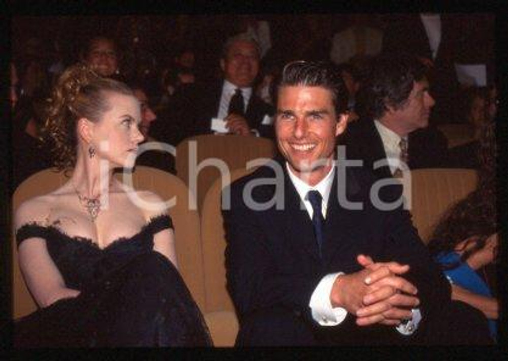 35mm vintage slide* 1996 VENIS Film Festival Tom CRUISE & Nicole KIDMAN (167)