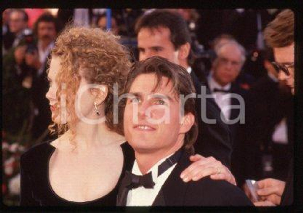 35mm vintage slide* 1991 LOS ANGELES - AWARDS Tom CRUISE & Nicole KIDMAN (295)