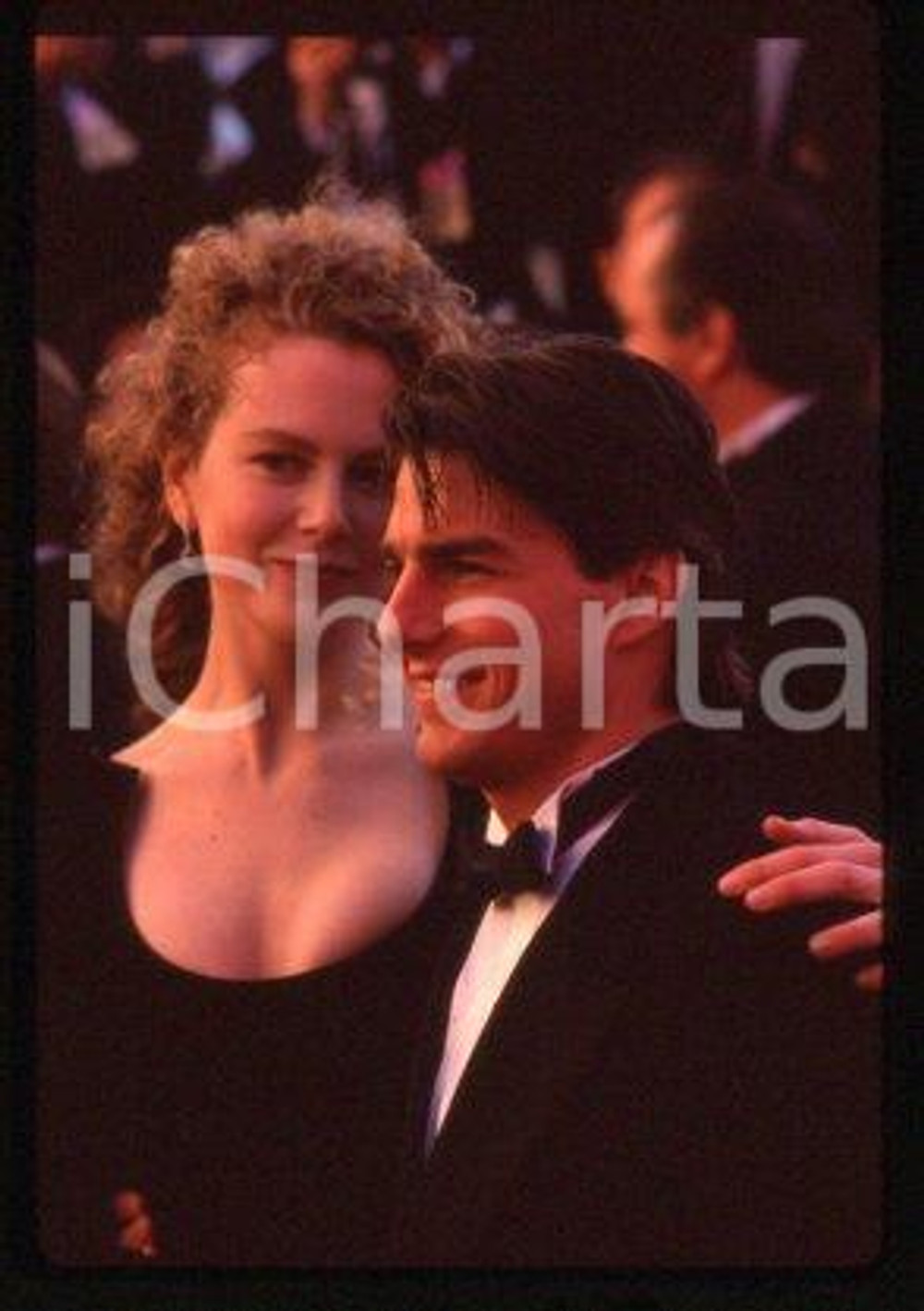 35mm vintage slide* 1991 LOS ANGELES - AWARDS Tom CRUISE & Nicole KIDMAN (298)