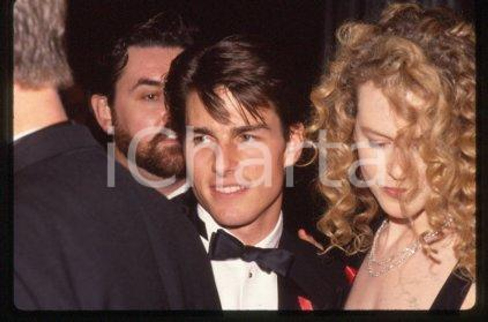 35mm vintage slide* 1992 LOS ANGELES - AWARDS Tom CRUISE & Nicole KIDMAN (306)