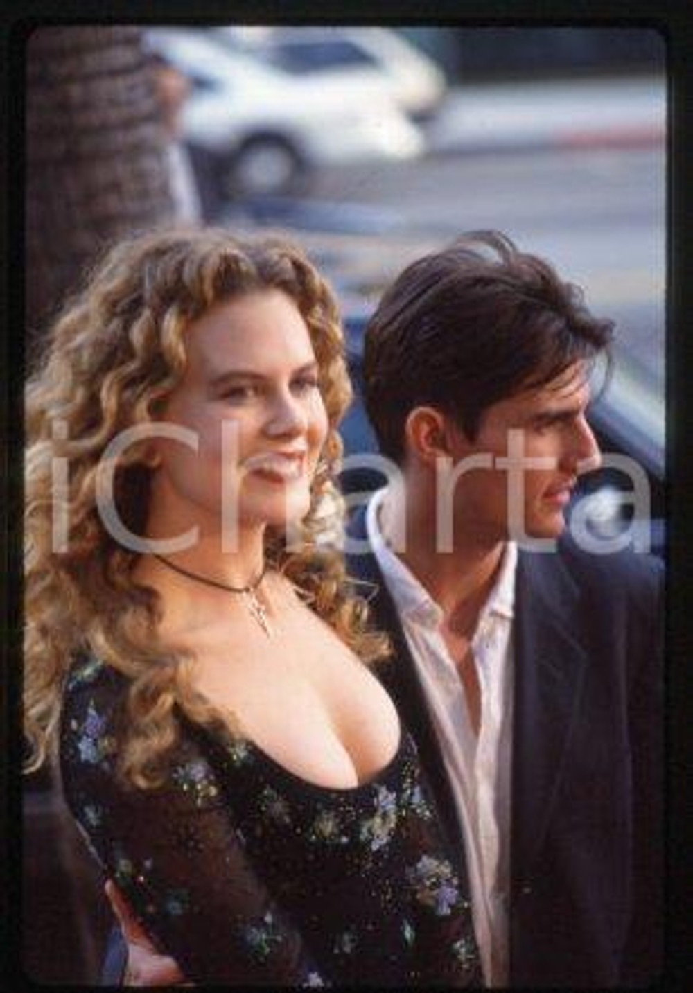 35mm vintage slide* 1993 BEVERLY HILLS Tom CRUISE & Nicole KIDMAN (385)