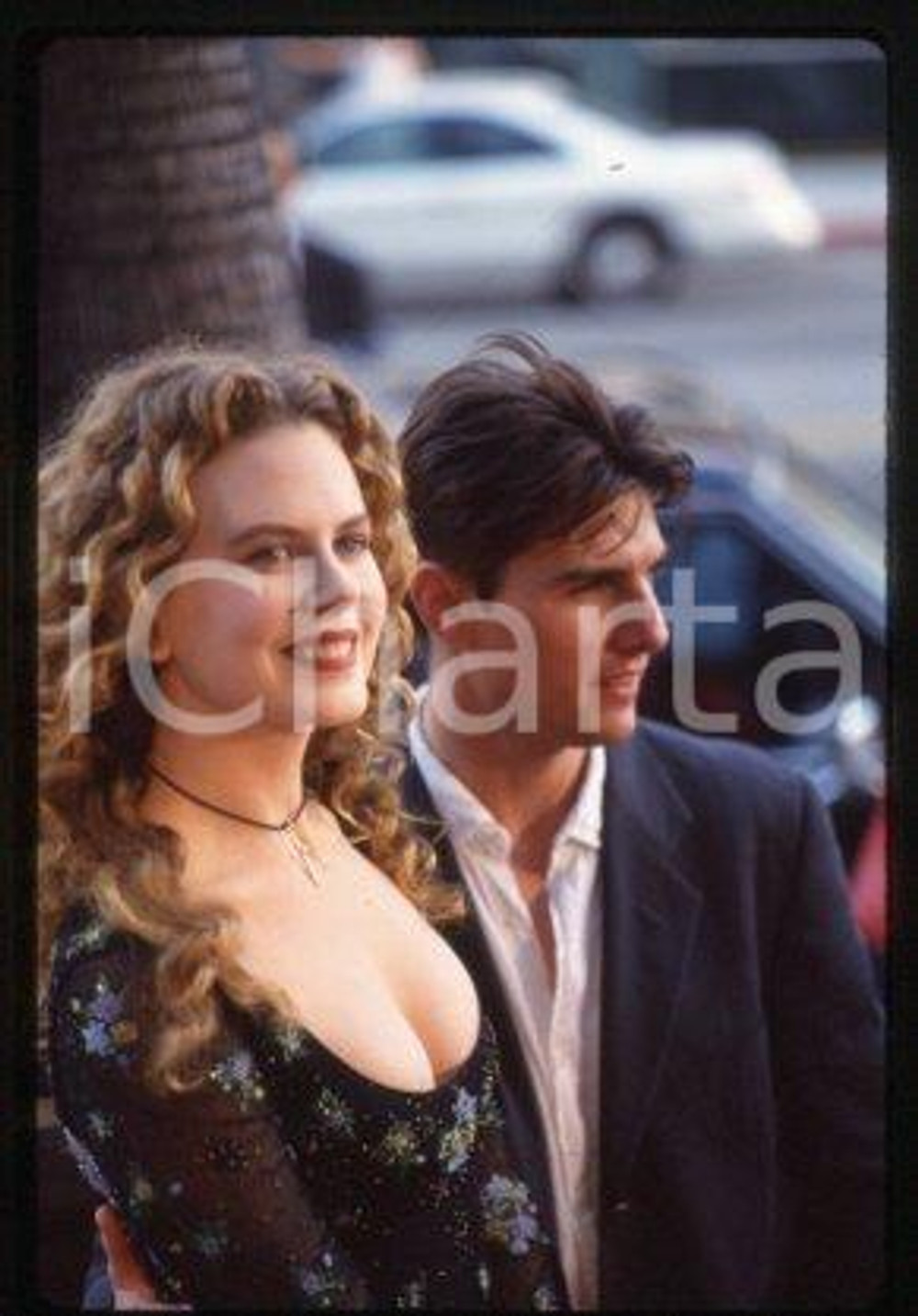 35mm vintage slide* 1993 BEVERLY HILLS Tom CRUISE & Nicole KIDMAN (393)