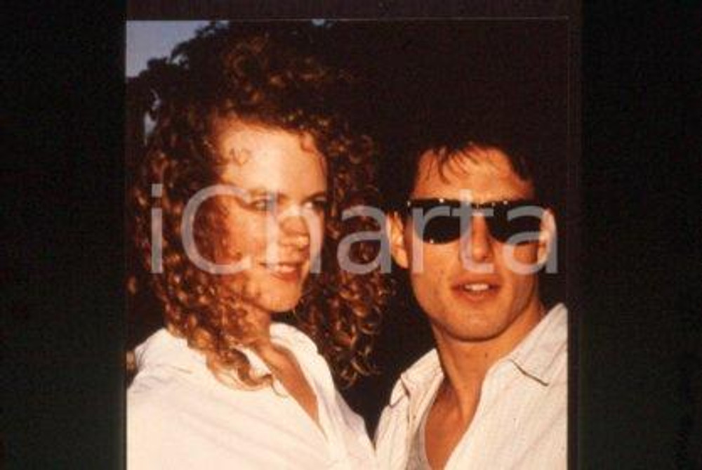 35mm vintage slide* 1990 LOS ANGELES Tom CRUISE & Nicole KIDMAN (403)