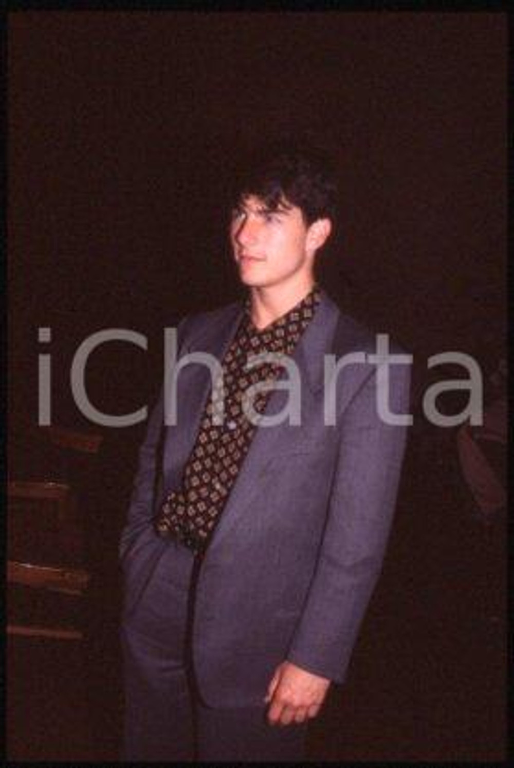 35mm vintage slide* 1986 NEW YORK - "TOP GUN" Tom CRUISE American actor (460)