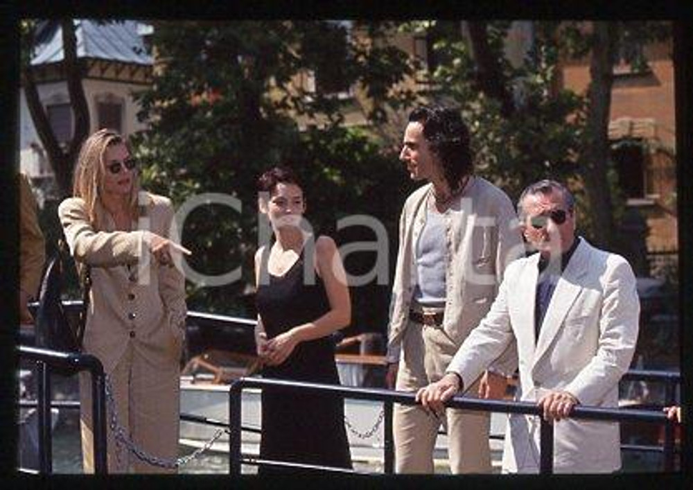 35mm vintage slide* 1993 VENICE Michelle PFEIFFER, Martin SCORSESE (75)