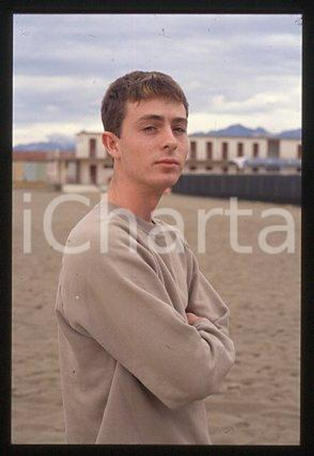 35mm vintage slide* 1996 ca VENICE Actor Reuben PILLSBURY Portrait (4)