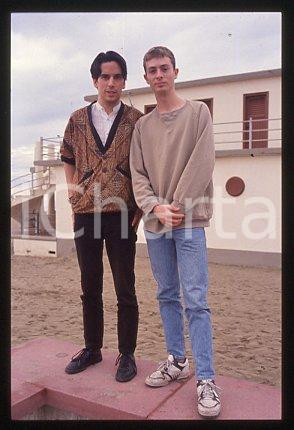 35mm vintage slide* 1996 ca VENICE Reuben PILLSBURY Christopher CHAPLIN (13)