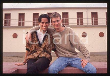 35mm vintage slide* 1996 ca VENICE Reuben PILLSBURY Christopher CHAPLIN (14)