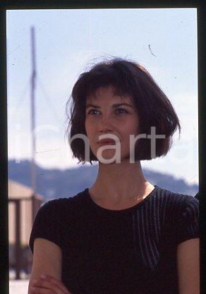35mm vintage slide* 1991 CANNES Festival Anne ROUSSEL French actress (2)