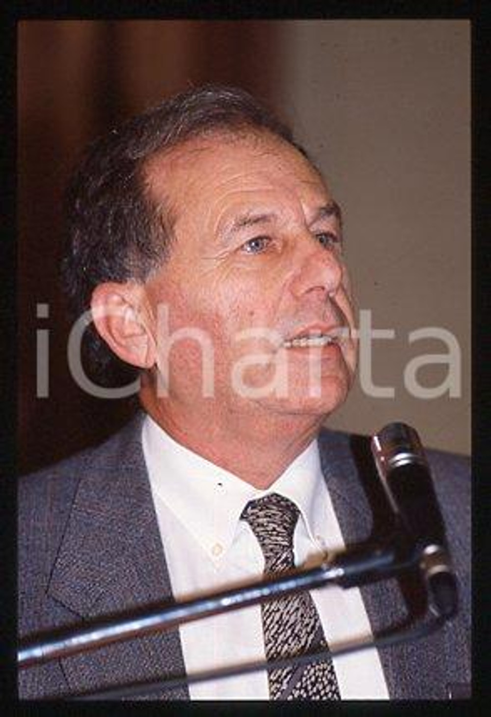 35mm vintage slide* 1993 ca MILAN Amnon RUBINSTEIN Israel politician (2)