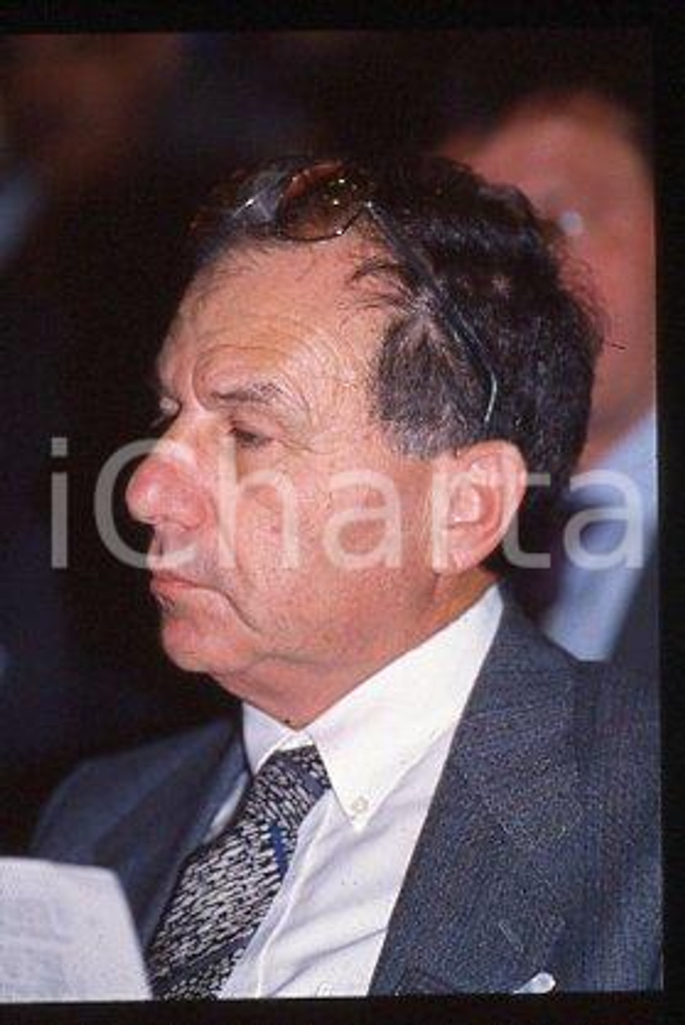 35mm vintage slide* 1993 ca MILAN Amnon RUBINSTEIN Israel politician (10)