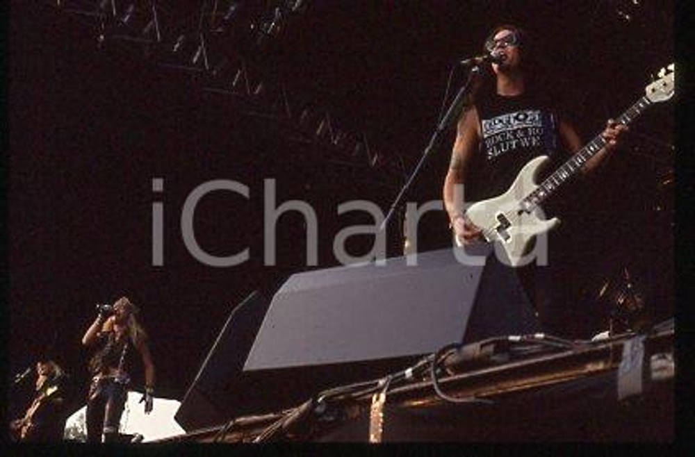 35mm vintage slide* 1990 ca MILAN English rock band THE QUIREBOYS (12)