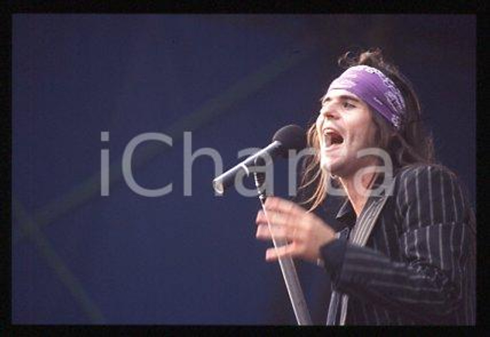 35mm vintage slide* 1990 ca MILAN English rock band THE QUIREBOYS (13)