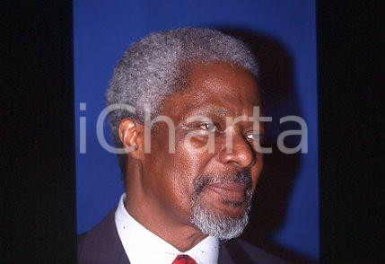 35mm vintage slide* 2000 ca UNITED NATIONS Kofi ANNAN Secretary of UN (1)