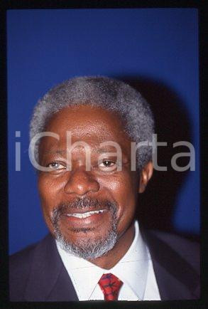 35mm vintage slide* 2000 ca UNITED NATIONS Kofi ANNAN Secretary of UN (9)