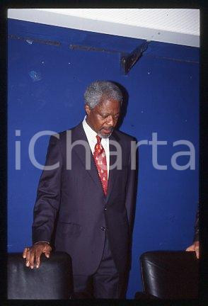 35mm vintage slide* 2000 ca UNITED NATIONS Kofi ANNAN Secretary of UN (19)