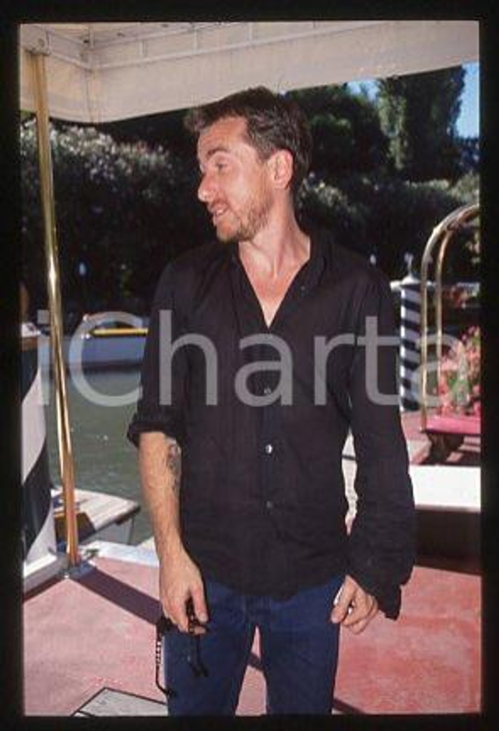 35mm vintage slide* 1998 CANNES Film Festival Tim ROTH English actor (1)