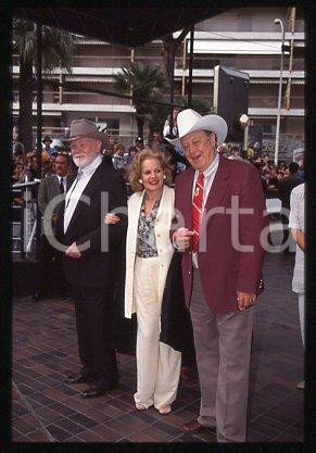 35mm vintage slide* 1995 CANNES Carroll BAKER, Ben JOHNSON, Harry CAREY JR (23)